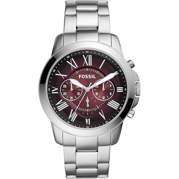Amazon.co.jp: Fossil メンズ Grant クォーツ ステンレス