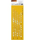Amazon.co.jp: ウチダ テンプレート No.3-S 数字定規 1-843-1013