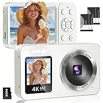 Amazon | デジタルカメラ 4K 6400万画素 30FPS デジカメ 64GB TFカード