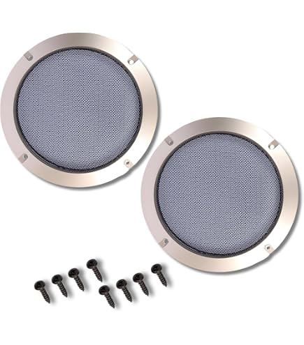 Amazon.co.jp: AICARS スピーカーグリルカバー メタルバー グリル