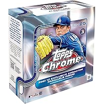 Amazon | TOPPS MLB 2025 CHROME BLACK BASEBALL HOBBY | Topps