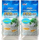 ジェックス メダカ水景 メダカの砂利パールホワイト1kg ×2個