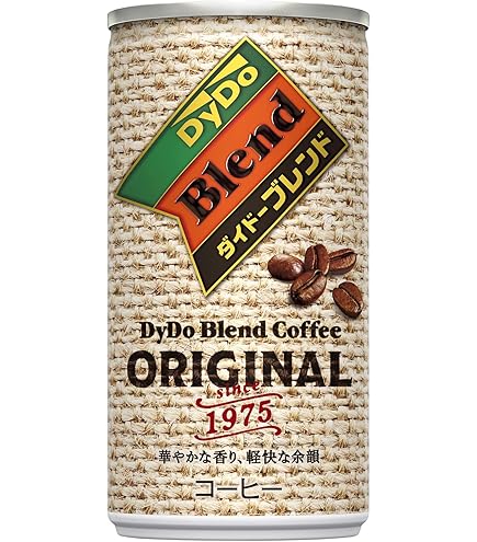 Amazon.co.jp: DyDo Blend Coffee ORIGINAL 185g缶×30本 3ケース