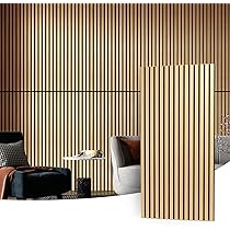 Amazon.co.jp: Art3d 2枚 きゅうおんパネル 壁 吸音パネル ウッド