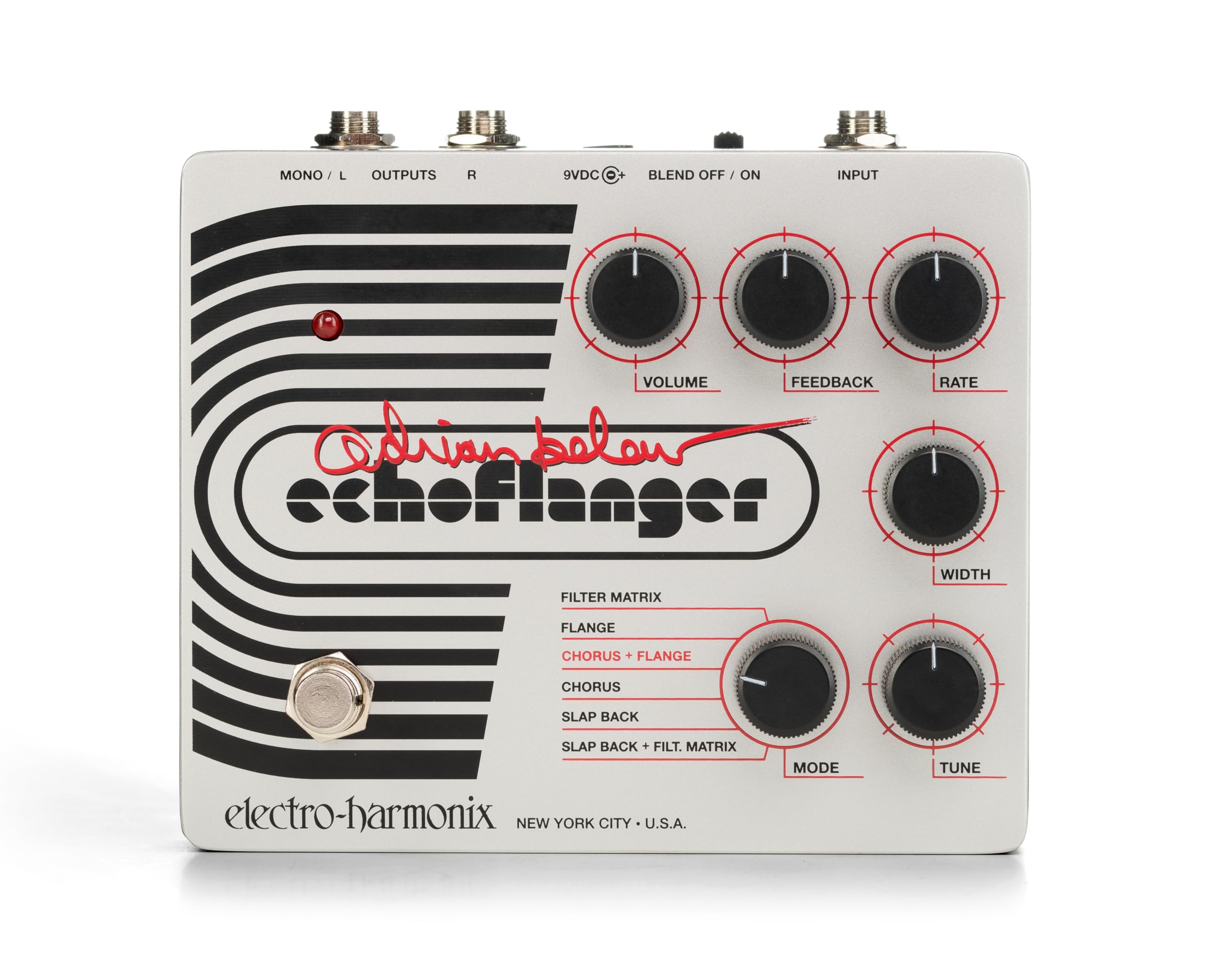 Electro Harmonix Adrian Belew Echoflanger エフェクター コーラス フランジャー エレクトロハーモニックス | Adrian Belew Echoflanger Reissueシグネチャーは、エイドリアンのお気