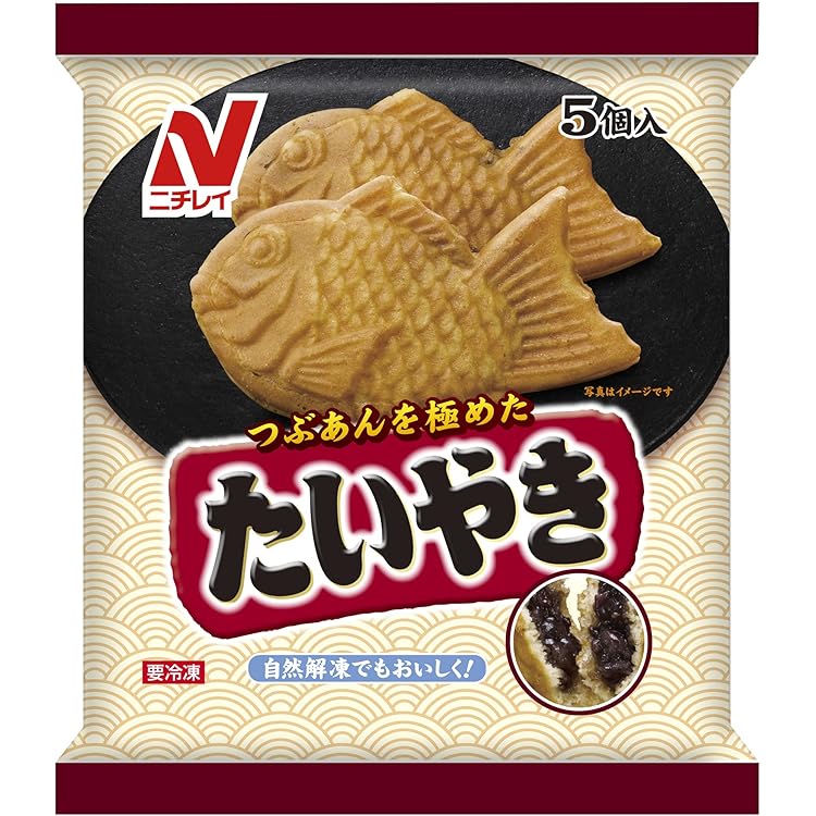 たいやき Amazon.co.jp: [冷凍] ニチレイ たいやき 5個×4袋 : 食品・飲料・お酒
