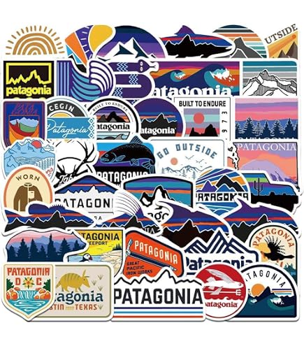 patagonia - パタゴニアステッカー30枚 Amazon.co.jp: for パタゴニア ステッカー 55枚セット アウトドア