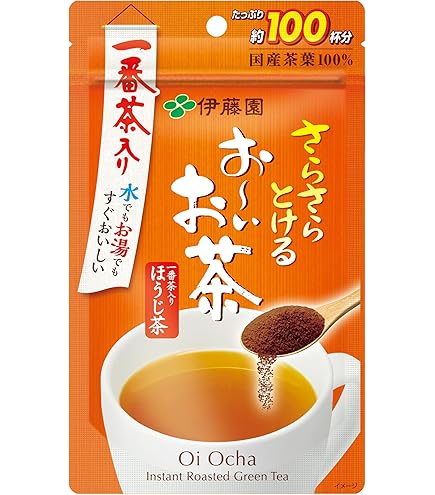Amazon | ほうじ茶パウダープレミアム「焦がし」100g 山政小山園謹製
