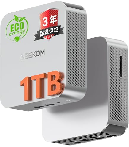 Amazon.co.jp: GEEKOM A5 2026 ミニPC、AMD Ryzen 5 7430U、16GB RAM