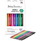 フードペン 10色セット 着色料 食用インク 食紅 食用色素 アイシングクッキーやキャラ弁などに
