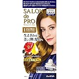 サロンドプロ ザ・クリームヘアカラー 1<かなり明るいライトブラウン> [医薬部外品] 白髪染め ニオイのないヘアカラー 無香料 クリームタイプ 取り置き可 1個 (x 1)