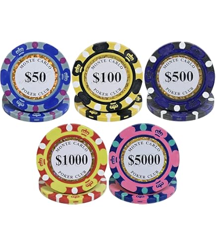 Amazon | MRC ポーカー 1000個 13.5g モンテカルロ ミリオンズ