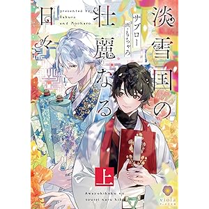 淡雪国の壮麗なる日々 上 (ヴィオラ文庫)の表紙