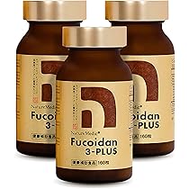 Amazon | フコイダン 3-プラス カプセルタイプ160粒 3本セット 