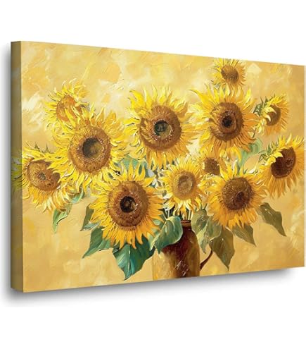 【特価セール】ひまわり アートパネル 絵画 インテリア 向日葵 ポスター 風景画 Amazon.co.jp: ひまわりの絵 アートパネル 向日葵 黄色い絵 ポスター