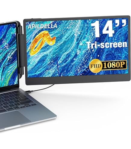 NexPad USB-C Portable Monitor for Laptop. 12 inch FHD 1080P IPS