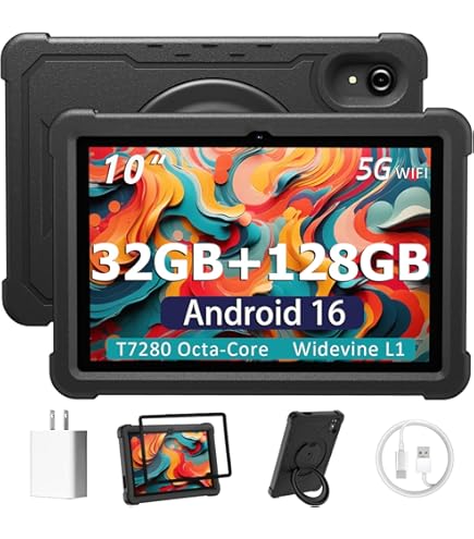 SVITOO Android Tablet 10 Inch, 20GB RAM 128GB ROM Expandable WiFi