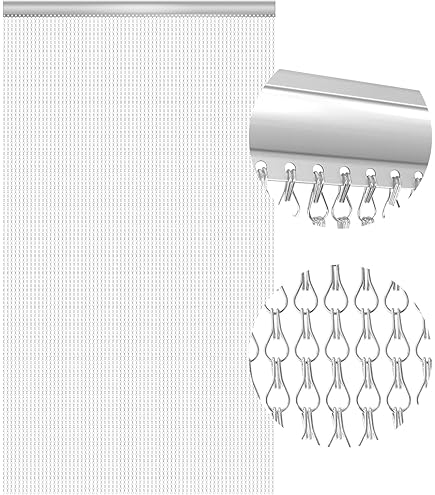 DIKER Magnetic Fly Screen Door, Fly Nets For Doors 90 X 220cm, Door Fly Screen, Screen Mesh