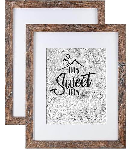 Amazon.co.jp: Scholartree 木製ブラウン 11x14インチ 写真フレーム