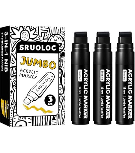 Mr. Pen- Jumbo Permanent Markers, 4 Pack, Green, Barbados | Ubuy