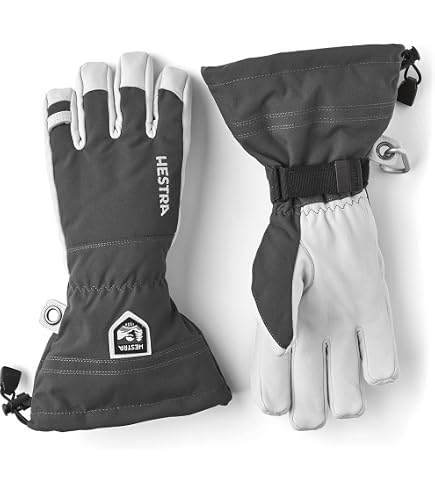 Amazon | Hestra Army Leather Heli Ski ジュニア - クラシック 5本指