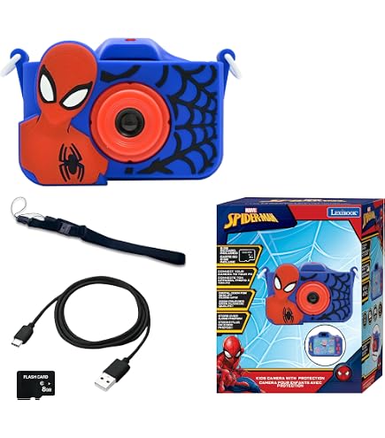 ekids Spidey and His Amazing Friends Kids Camera with SD Card, Video Recording e