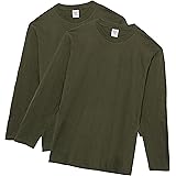 [プリントスター] 5.6オンス CVL ヘビーウェイト 長袖 Tシャツ 00102-CVL 2枚組 アーミーグリーン L