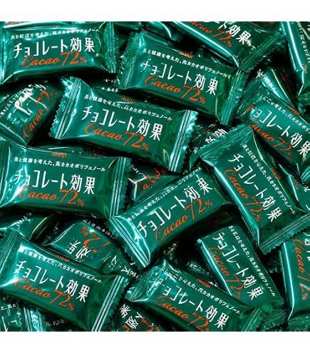 Amazon.co.jp: 明治 チョコレート効果カカオ72％袋 110g : 食品