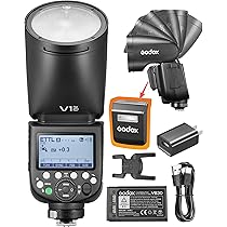 Amazon | GODOX V1Pro-C TTL リチウムイオン丸頭カメラ