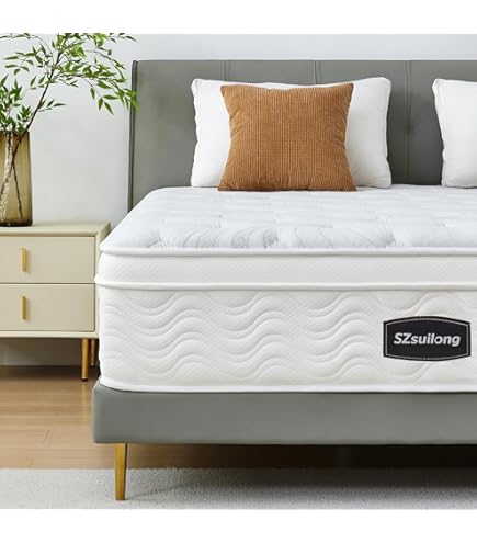 未使用Suilong マットレス ダブル 硬め 極厚25cm 高反発マットレス Amazon.co.jp: SZsuilong マットレス ダブル 高反発マットレス 極厚