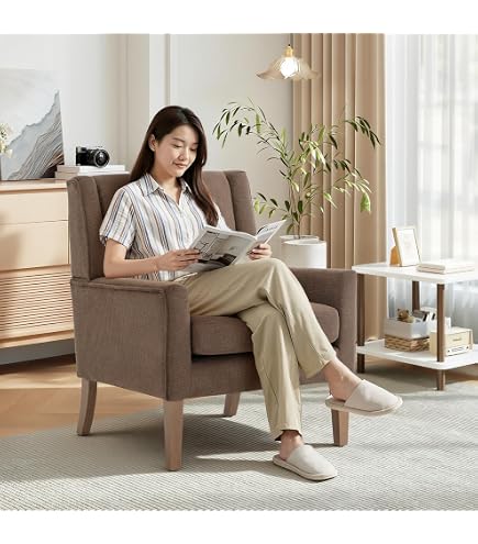 Amazon｜Dazzixパーソナルチェア 革 北欧 レトロ ラックスチェア ロー