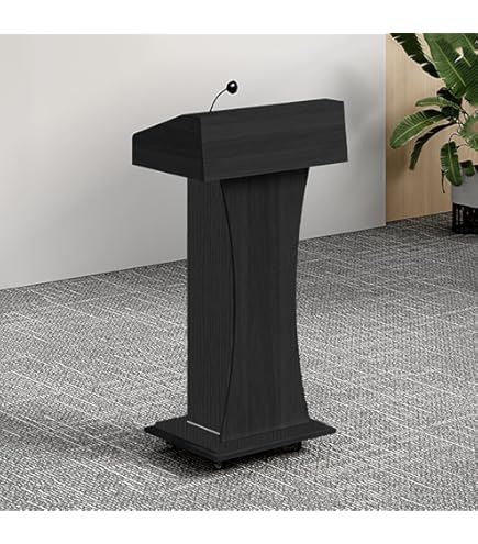 講演台 表彰台 司会台(濃色) Amazon.co.jp: 演説台 演台 司会者台、28 x 18 x 43 インチの表彰台、7