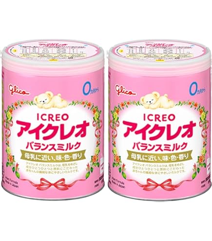 ICREO バランスミルク 4缶セット アイクレオ（ICREO） 【江崎グリコ】 バランスミルク 800g 0ヶ月から