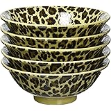 5個セット 中華丼 豹柄6.5丼 [19.5 x 7.2cm] 中華食器 ラーメン レストラン 飲茶 業務用 ホテル