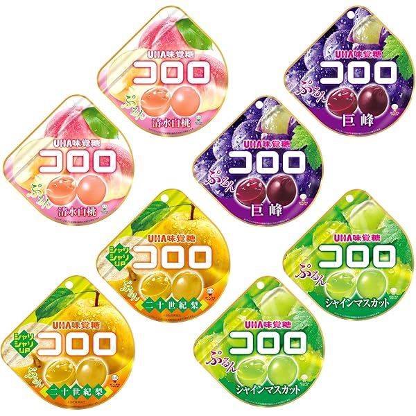 Amazon | 【 8種類食べ比べセット】コロロ グミ 北開道赤肉メロン