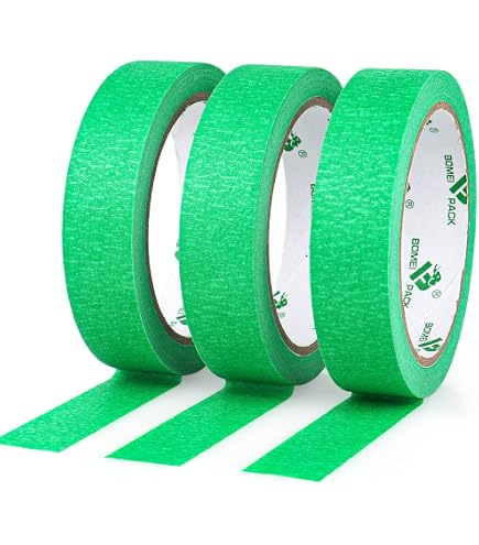 Tesa Precision Masking Tape 4344 – Orange, 19mm X 50m, Thin Paper Backing For Sharp Paint Edges