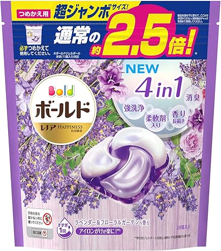 Amazon | ボールド ジェルボール4D ラベンダー&フローラルガーデン 詰