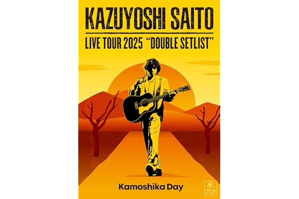 【Amazon.co.jp限定】KAZUYOSHI SAITO LIVE TOUR 2025　DOUBLE SETLIST 〜カモシカDAY〜 Live at Sagami Women's University Green Hall 2025.07.12 [Blu-ray初回限定盤] [Blu-ray + BOOK] - 斉藤和義 （Amazon.co.jp限定特典 ： 「カモシカとオオカミ」オリジナルステッカー Type C　付）