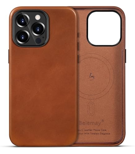 Novada Genuine Leather IPhone 16 Case MagSafe Compatible Back Cover | UK - View #9