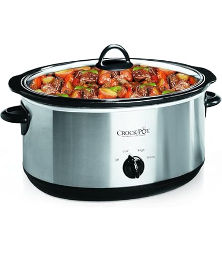 Amazon | Crock-Pot ラージ 8クォート プログラム可能 スロー