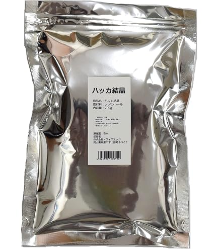 Amazon.co.jp: 【500g】ハッカ結晶 薄荷脳 メンソール 天然 L
