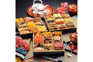 博多久松 和洋折衷本格豪華おせち 博多 錦 特大8寸3段重 全51品 4~5人前 お届け日（2025年12月30日）着