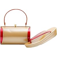 Amazon | [ロングペン] 成人式 草履バッグセット 着物バッグ