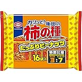 【Amazon.co.jp限定】亀田製菓 亀田の柿の種たっぷりピーナッツ 16袋詰 532g