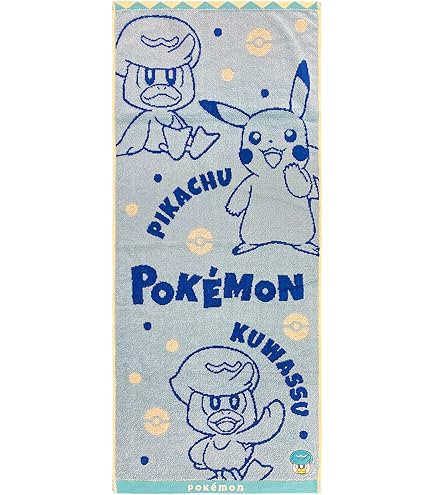 Amazon.co.jp: ポケモンセンターオリジナル 今治フェイスタオル2枚