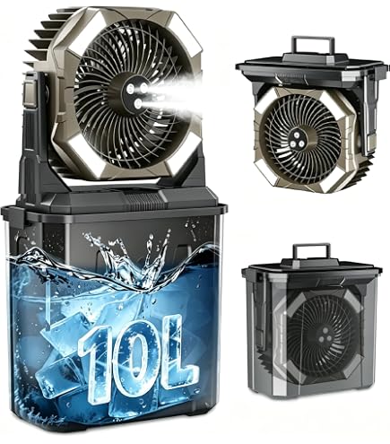 Amazon.co.jp: ミスト扇風機 業務用 ミストペデスタルファン 大型 46L