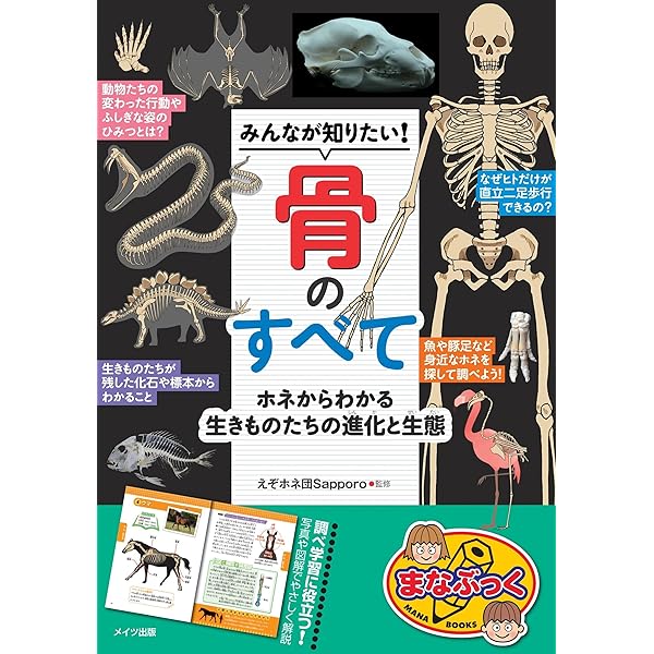 動物の骨に繊細な絵 ぜんぶ絵でわかる9 すごい骨の動物図鑑 – 丸善ジュンク堂書店