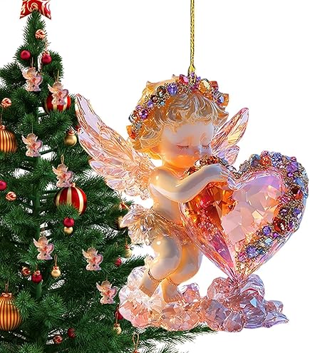 Amazon.co.jp: クリスマスオーナメント 天使の羽、It's Wonderful Life