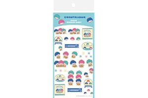 古川紙工 サンリオキャラクターズ シール 透明シールシート おやつパーティー ゴロピカドン QS386