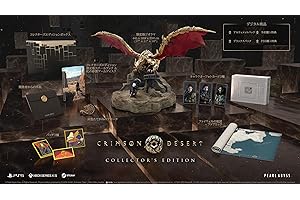 紅の砂漠 コレクターズエディション -PS5 【Amazon.co.jp限定】特典 オリジナルコルクコースター 同梱 & 【特典】紅の砂漠通常版パッケージ、ゲーム内コンテンツ（カルレッドシールド、PS5購入特典、デラックスパック、アルティメットパック
